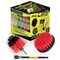 Drill Brush Power Scrubber By Useful Products 5 in W 5 in L Brush, Red R-S-4M-5X-QC-DB - alternate 1